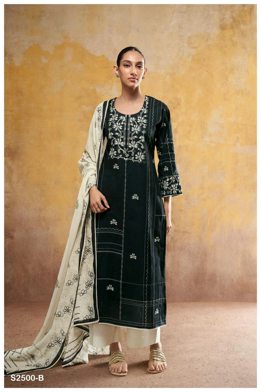 Ganga Joya 2500 Premium Cotton Printed Wholesale Fancy Salwar Suit Catalog — Wholesale Salwar Suits, Ganga wholesale from Surat - Gallery Image 4